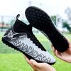 Herren-/Damen-Fußballschuhe Gummi Weiche Sohle Kurze Stollen Kunstrasen Jugendliche Kinder Fußballschuhe