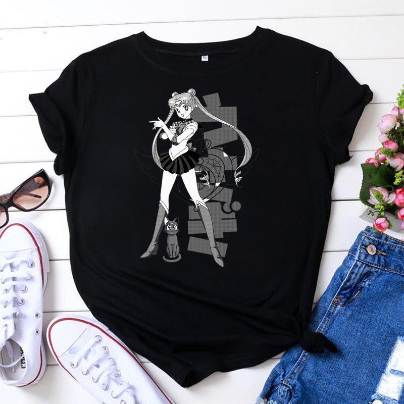 Sailor Moon Women's Shirt Women Fashion 