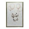 Plakat Uśmiechnięta Panda Z Balonami Plakat Uśmiechnięta Panda Z Balonami, 30X40 Cm, Rama Drewniana Jasny Dąb, Papier Matowy 230 Gsm