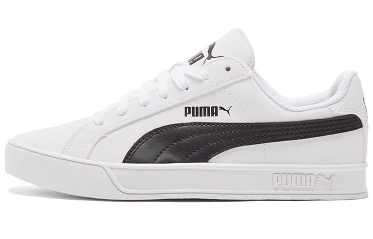 Puma Smash Vulc White Black 359622-05 35.5