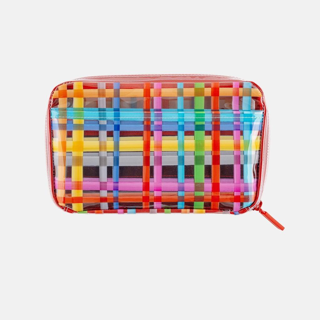 Hobonichi Hikidashi Pouch Anee - Transparent Check, Multipurpose Storage