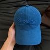 Washed Cotton Letter Embroidered Baseball Cap, Retro Soft Top Cap, The Same Versatile Sunshade Casual Hat for Men and Women