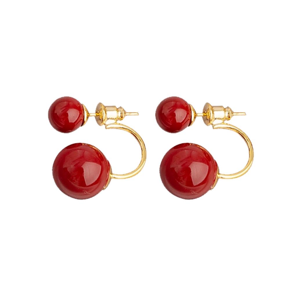 Ankela Red Earrings for Women