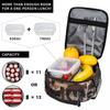 Bungou Stray Anime Collage Insulated Lunch Bag for Women Children Leakproof Food Boxes Thermal Lunch Box Tote