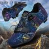 Tienda de ciclismo de moda para hombre y mujer, zapatos autoblocantes para ciclismo de carretera, zapatillas antideslizantes transpirables, zapatos de talla grande 46,47