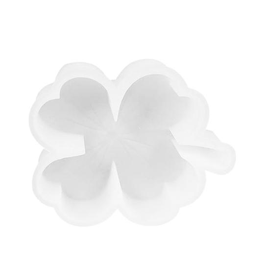 Silicone Four-Leaf Clover Mould for Casting Non-Stick Plaster Mold for Soy