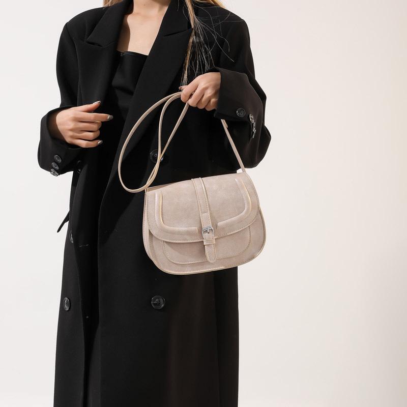 2024 Retro Satteltasche - Elegante, Nischendesign Schulter- & Umhängetasche für Damen
