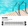 Gradino di Ricambio per Scala da Piscina Acciaio Inossidabile Gradino Rung per Scala da Piscina Gradino Antiscivolo Parti per Uso Esterno Accessorio Pedale