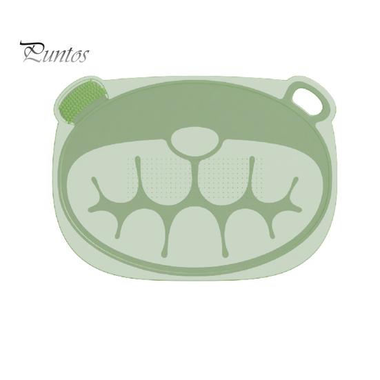 Portable Chopping Board Flexible TPU Cutting Board, Cute Bear Shape, Non-slip Foldable For Fruits Easy to Clean Multipurpose Kitchen Tool, for