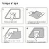 3Mx50CM VLT Schwarze Auto-Fensterfolien Tönungsfolie Haus-Fensterglas Solar-UV-Schutz Aufkleberfolien Perlenbaumwolle Klebekarton PAC