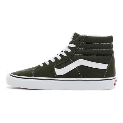 Sk8 Plátěné vysoké skate boty Unisex tenisky Vojenská zelená VN0A4BV62LE