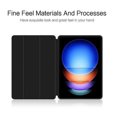 Für Xiaomi Pad 6S Pro 12.4 Hülle Dreifachständer PU-Leder Tablet Schutzhülle