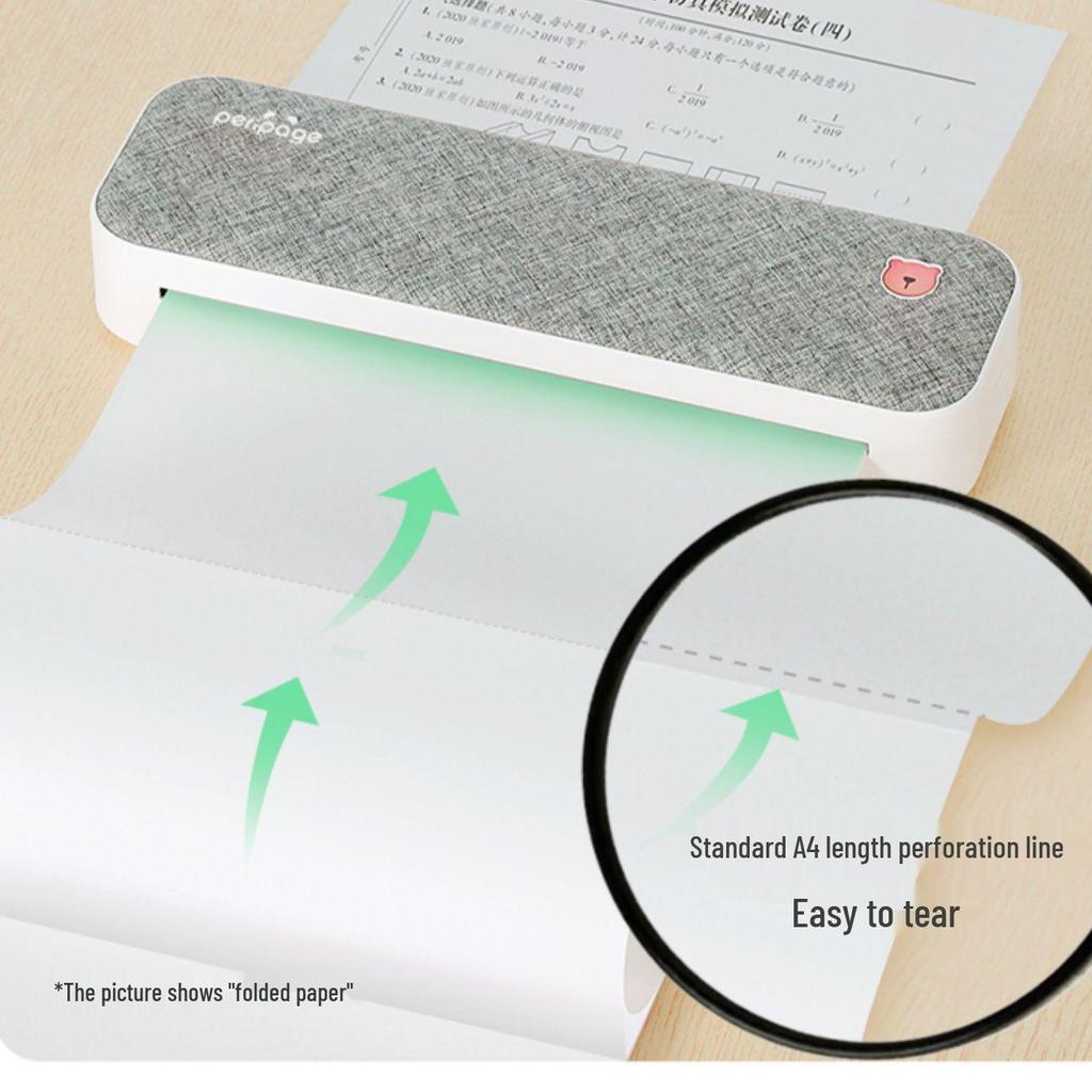 PeriPage A40 Quick-Dry High-Definition A4 Thermal Paper for Photos