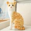 25/30/40cm Stuffed Lifelike Siamese Cats Plush Toy Simulation American Shorthair Cute Cat Doll Pet Toys Home Decor Gift For Girl
