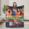 Katseye Kpop Knitted Blankets Fleece Sophia Lara Megan Ultra-Soft Throw Blankets for Car Sofa Couch Bedspread