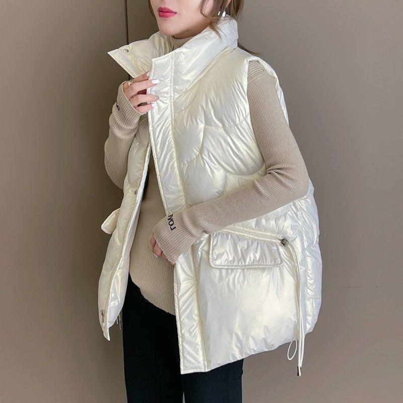 

Thickened Down Cotton Vest Women s Fashion Trend Horse Clip Vest Cotton Jacket To Keep Out The Cold M