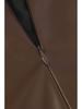 PU Leather High Waisted Zipper Midi Skirt: Autumn/Winter Bodycon Slit Skirt for Women