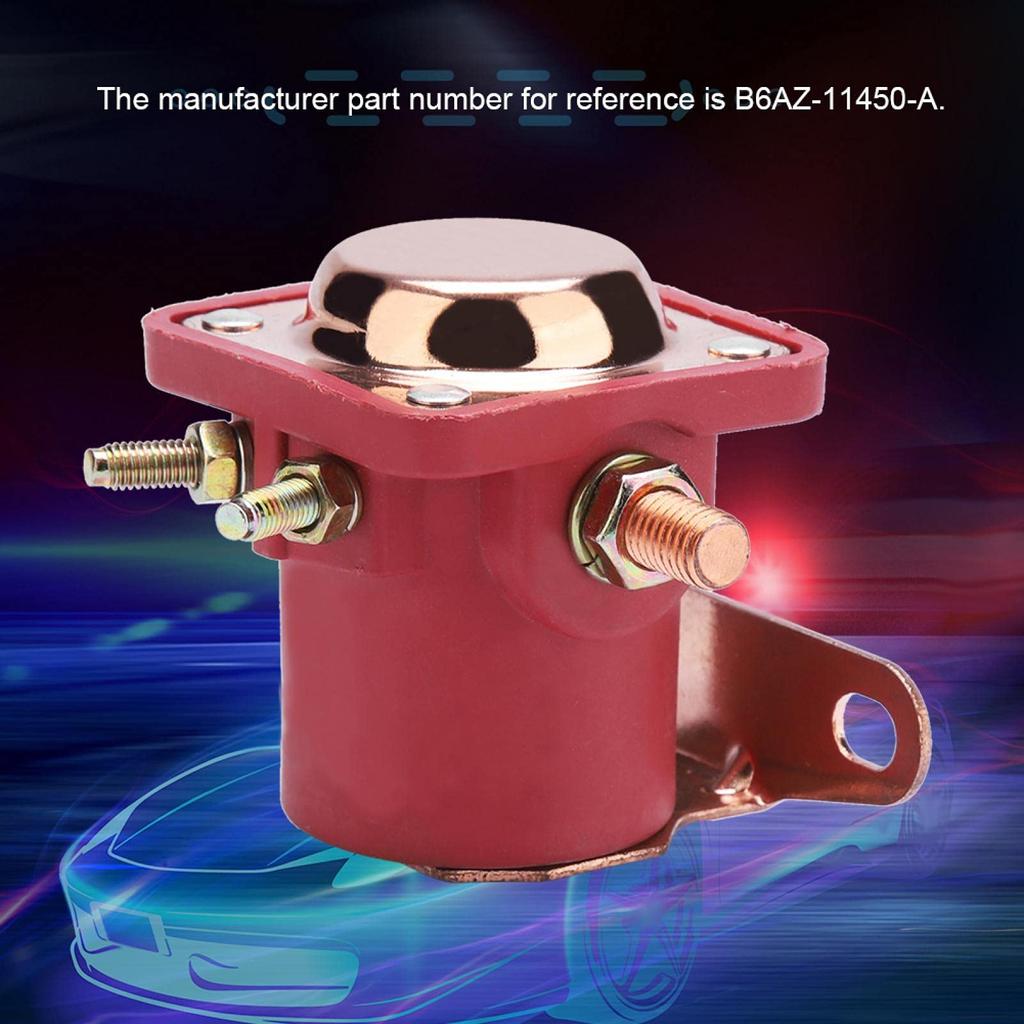 1 * Solenoid Relay, Starter Solenoid Ford-Qiilu 4 Terminal Car Solenoid Relay, Reinstall