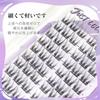 False eyelashes partial natural eyelash cluster effect large capacity handmade (PureMoon 02)