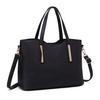 (Black) Miss Lulu Women's Shoulder Bag & Mini Pouch