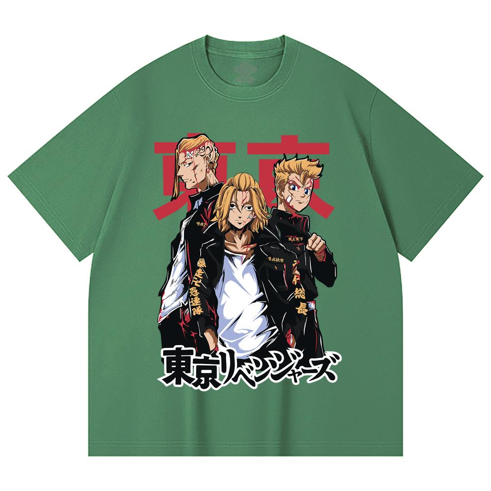 230 Gsm 100% Cotton Tokyo Revengers V1 Print Unisex Heavy Cotton T Shirt