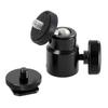 Mini Tripod Ballhead Ball Head with 1/4" Screw Camera Flash Hot Shoe Mount Photo Studio Accessories