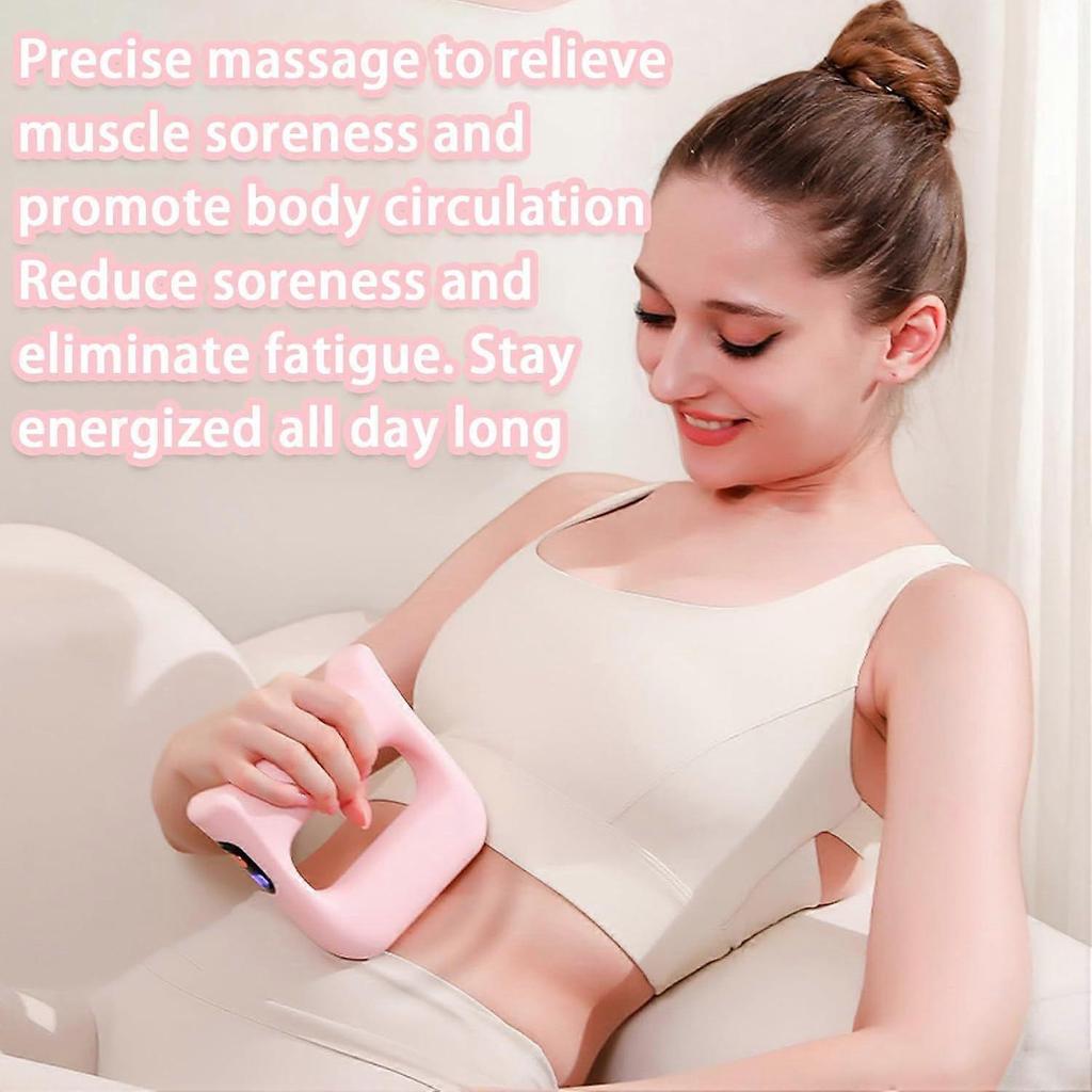 Percussion Muscle Massager - Deep Tissue Handheld Massager Back,Portable Full-Body Relaxation Body Shaping Device with Adjustable Intensity and Speed