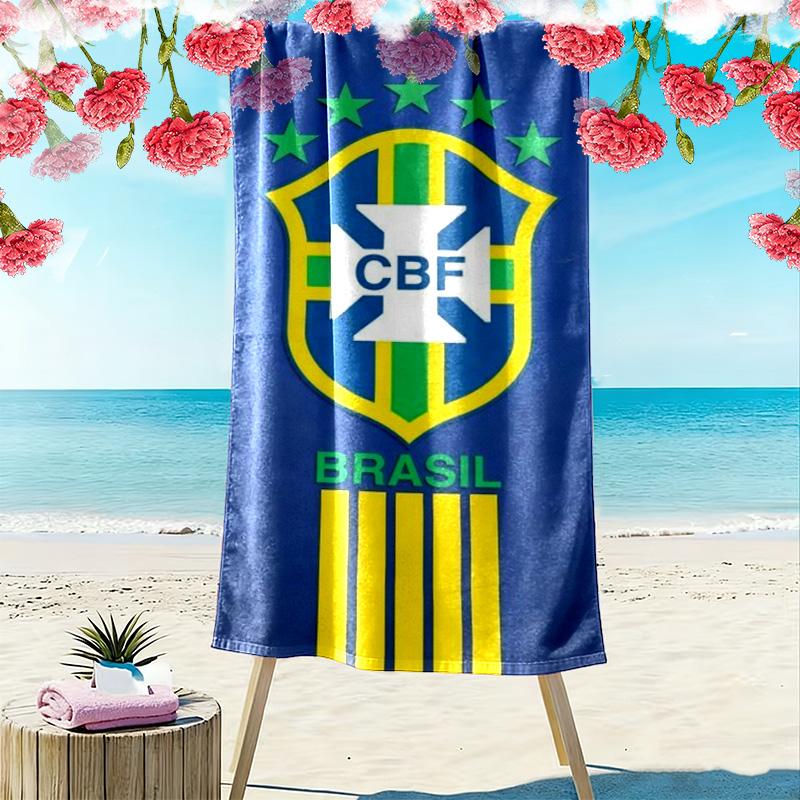 CBF Print Strandtuch, Großes Weiches Schnelltrocknendes Handtuch für Strand Camping Schwimmen