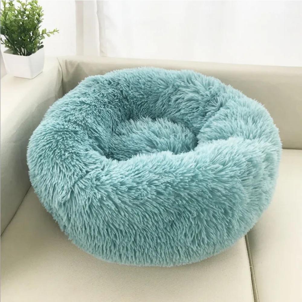 Creative Plush Warm and Breathable Circular Dog Bed Cat Bed Pet Bed Winter Thick and Comfortable Dog Bed Dog Mat Pet Supplies