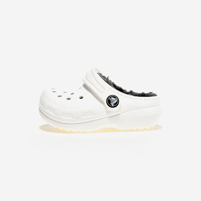 Classic Lined Clog Toddler [CRS207009-WHITE/GREY]