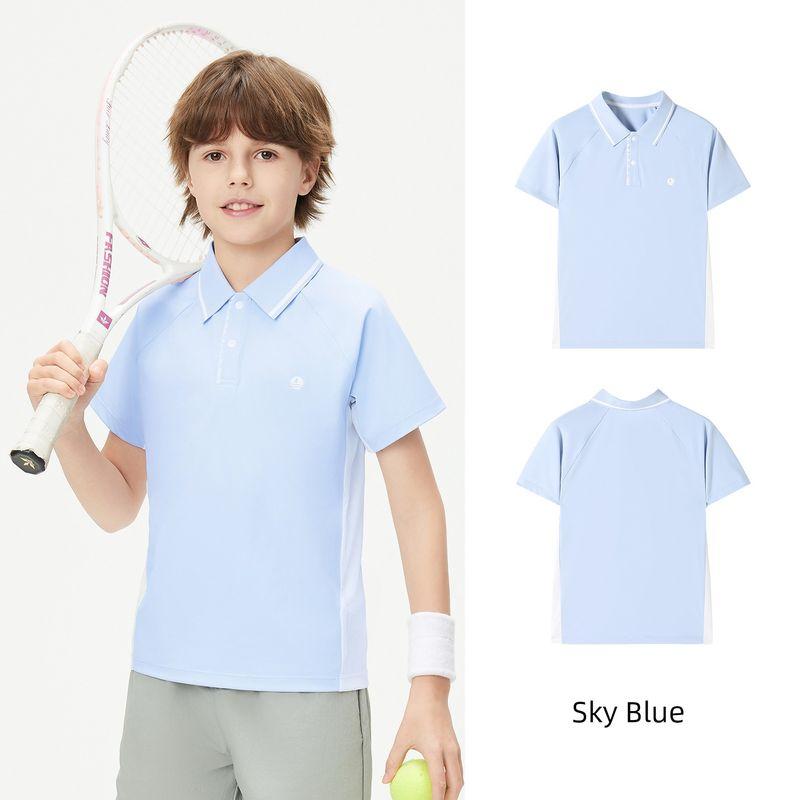 Navigare Italian Small Sailboat Children's Clothing Boys' Short-Sleeved T-Shirt 2026 Summer Thin Polo Shirt