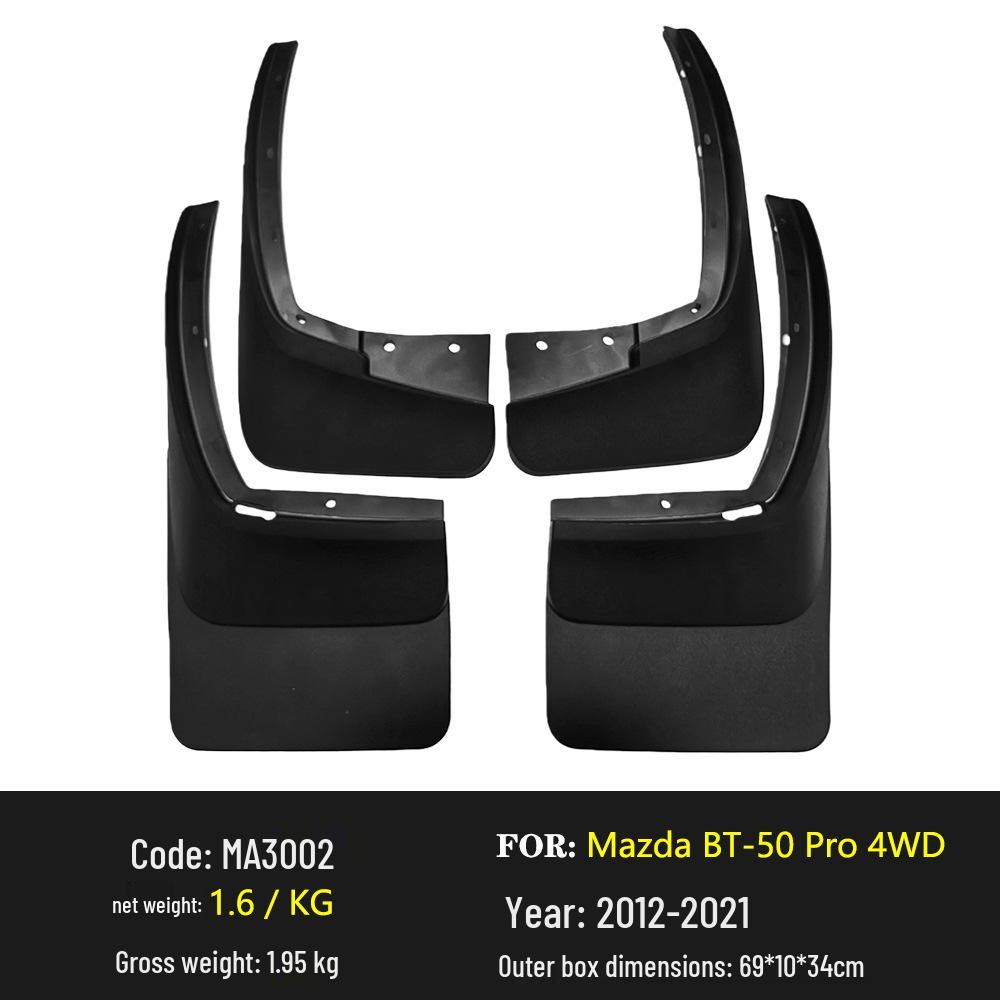 Mazda BT50 4WD 2012-2021: Błotniki przednie i tylne