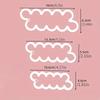 3pcs/set  Large, medium and small rose fondant cake mold  cake mold
