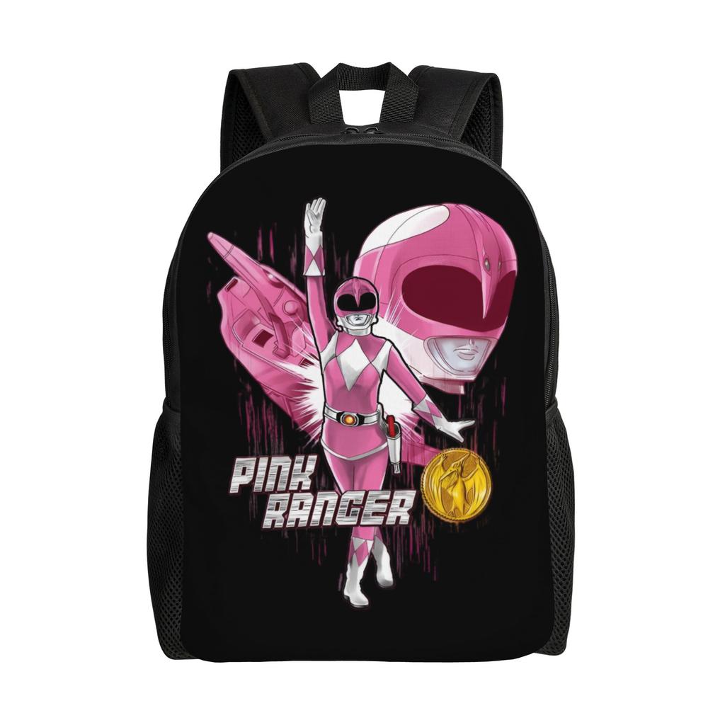Poweres Anime Rangerses Backpack for Women Men Waterproof School College Superhero Bag Printing Bookbags