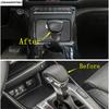 Cubierta Decorativa de Palanca de Cambios para Coche con Acabado de Fibra de Carbono ABS / Accesorios Interiores Rojos Para Kia Sorento MQ4
