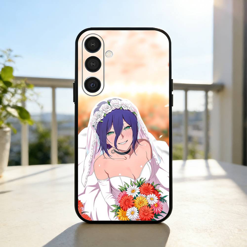Cool Anime R-Reze  Phone Case For Samsung  A73,72,71,53,52,51,22,91,80, Soft Black Cover Samsung a21
