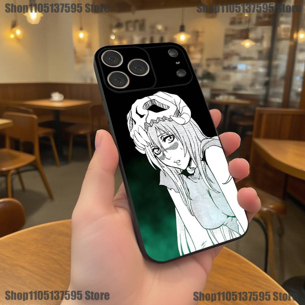 BleachS N-Nelliel-s Phone Case For iPhone 17,16,15,14,13,12,11,Pro,XS,Max,XR,Plus,E,SE4,Mini Black Soft Cover