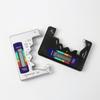 Black Portable Battery Capacity Indicator Compact Size Lithium Battery Level Tester Digital Display Battery Voltage Meter