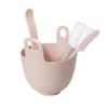 Wall-Mounted Silicone Mask Bowl Set - DIY Beauty Tools with Stick