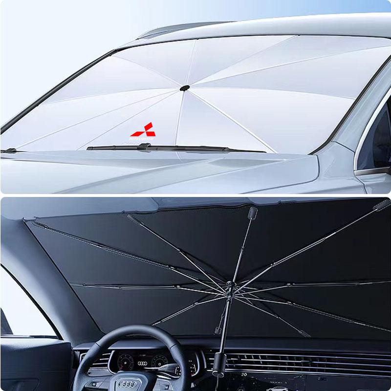 Car Heat Insulation Foldable Sun Umbrella Windshield UV Protection Sunshade For Mitsubishi Mirage G4 KU8