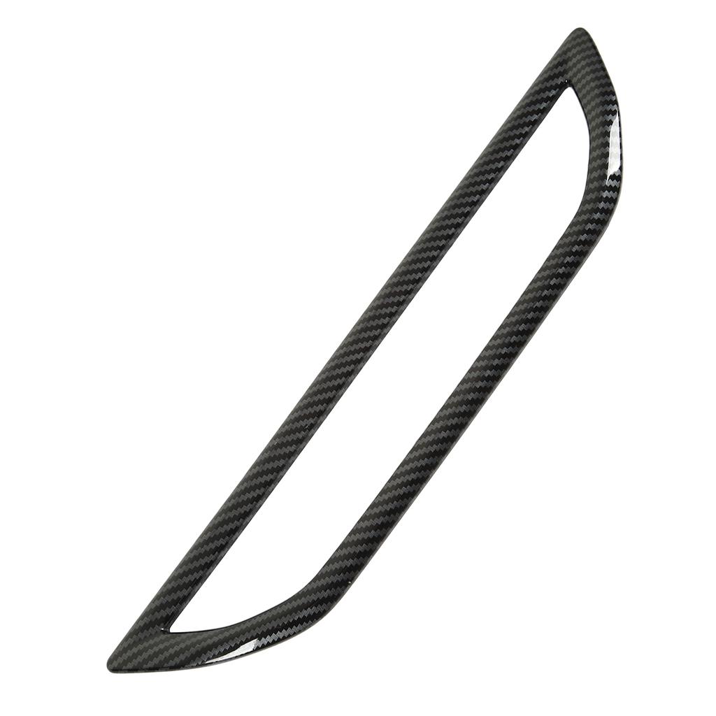 Dashboard Air Vent Outlet Frame Cover Carbon Fiber Pattern Center Wind Outlet Frame Trim