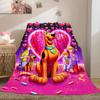 Halloween fantasy comedy adventure cartoon movie Scooby-Doo blanket soft home furnishing nap decoration four seasons warm Sherpa blanket U1