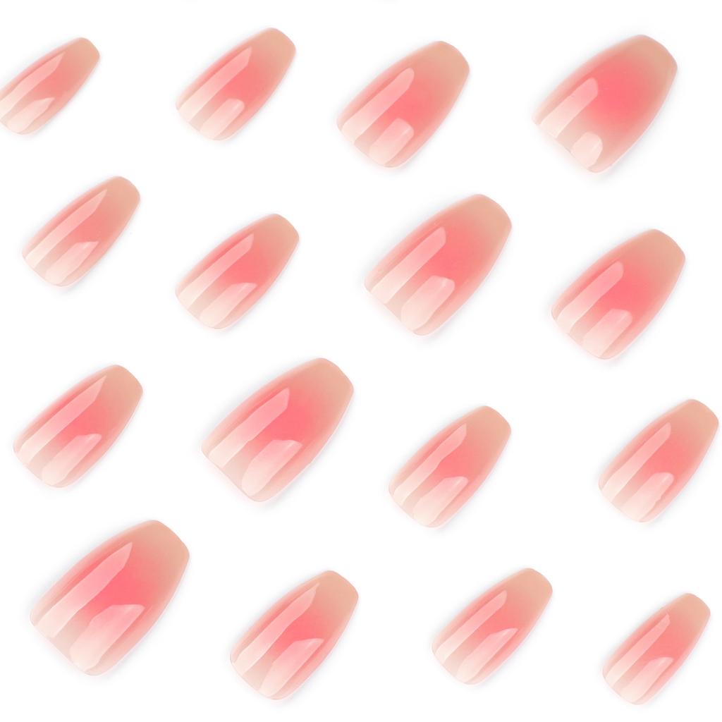 Simple Blush Nail Art False Nails Short Ballet Wear Nail False Nails False Nails