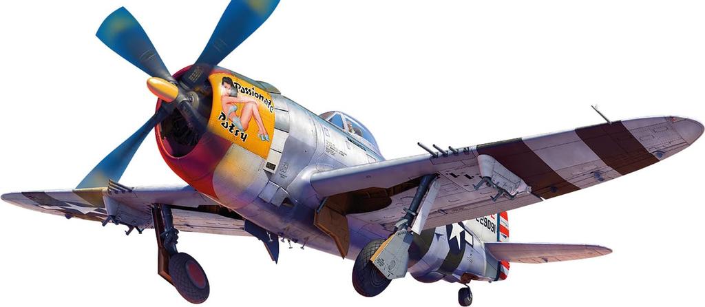 Miniart 1/48 Scale American P-47D-28RA Thunderbolt Pacific Theater Basic Kit Plastic Model Kit MA48022