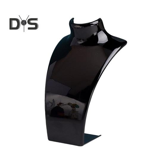 

Стенд для ювелірних виробів Намисто Виставковий манекен Стелаж для ювелірних виробів Ланцюжок Дисплей Модель руки Опора Сережки Дисплей Модель Портрет Тримач для шиї для чорний