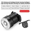 WEST BIKING Waterproof Bicycle Light Brake Sensor Smart Cycling Bike Tail Light