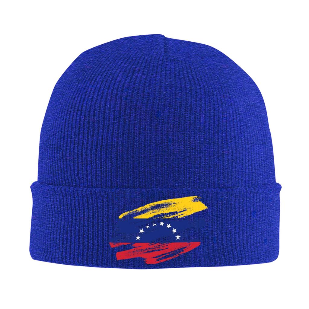 Venezuela Flag Venezuelan Pride Support Lovers Hats Autumn Winter Skullies Beanies Warm  Cap Unisex Acrylic Bonnet