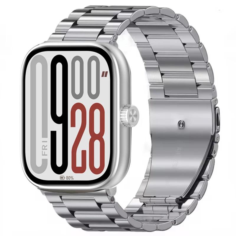 Metal Strap for Redmi Watch 5/Redmi Watch 4 Adjustable Stainless Steel Bracelet for Xiaomi Mi Band 9 Pro/Mi Band 8 Pro Wristband