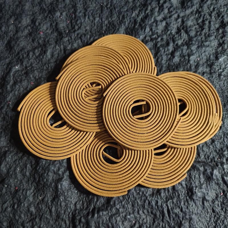 40pcs Natrual Lavender Fragrance Incense Sticks , Spiral Shape Jasmine 3-4 Hours Burning Time for Home Scents Coil Incense