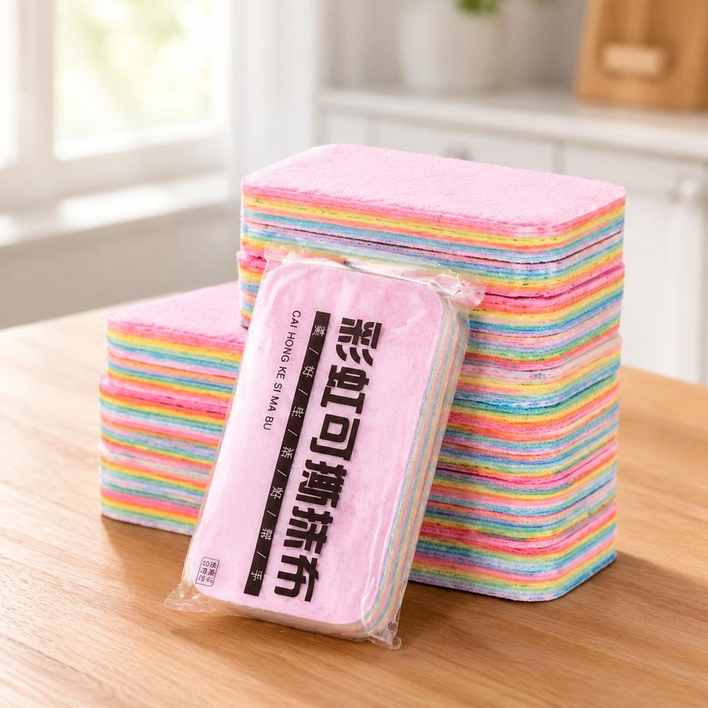 Multi-Layer Tearable Cleaning Cloths for Kitchen and Oil